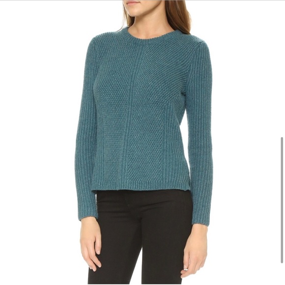 Madewell Sweaters - Madewell Sophia Heather Spruce Ribbed Sweater Size Small